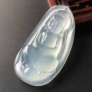 (超值推荐)冰种晴水宝宝佛挂件
