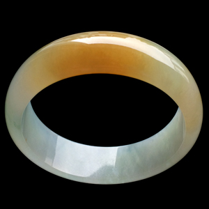 （超值推荐）糯冰种黄翡手镯（56.3mm）