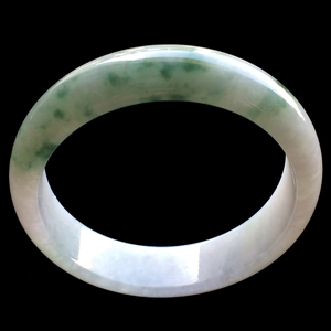 （超值推荐）糯冰种飘花手镯（57.4mm）