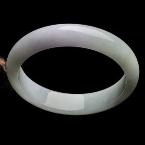 （超值推荐）糯冰种晴水淡紫罗兰手镯（56.6mm）