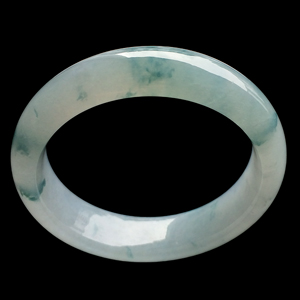 （超值推荐）糯冰种飘花手镯（54.6mm）