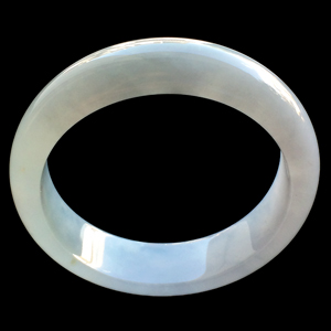 （超值推荐）糯冰种淡晴水手镯（57.1mm）
