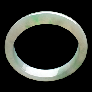 （超值推荐）糯冰种飘花手镯（58.2mm）