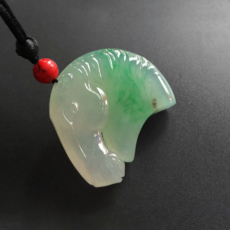 （超值推荐）冰种飘翠马到成功挂件