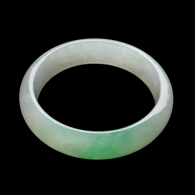 糯冰种飘翠手镯（59mm）