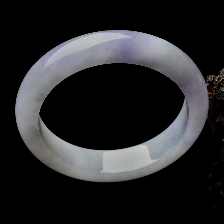 （超值推荐）糯冰种紫罗兰手镯一对（56.5mm）(56.5mm)