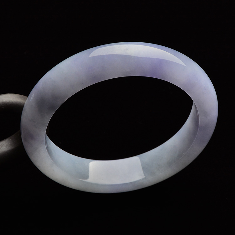 （超值推荐）糯冰种紫罗兰手镯一对（56.5mm）(56.5mm)
