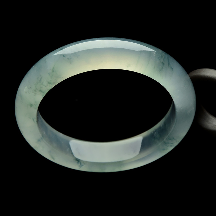 （超值推荐）冰种飘花手镯（53mm）