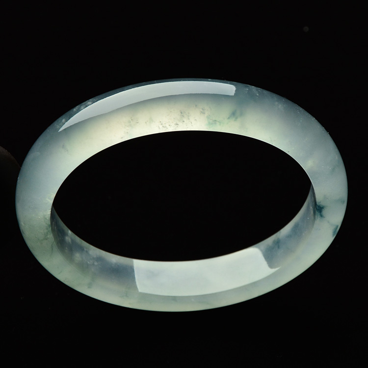 （超值推荐）冰种飘花贵妃镯（56mm-48.4mm）