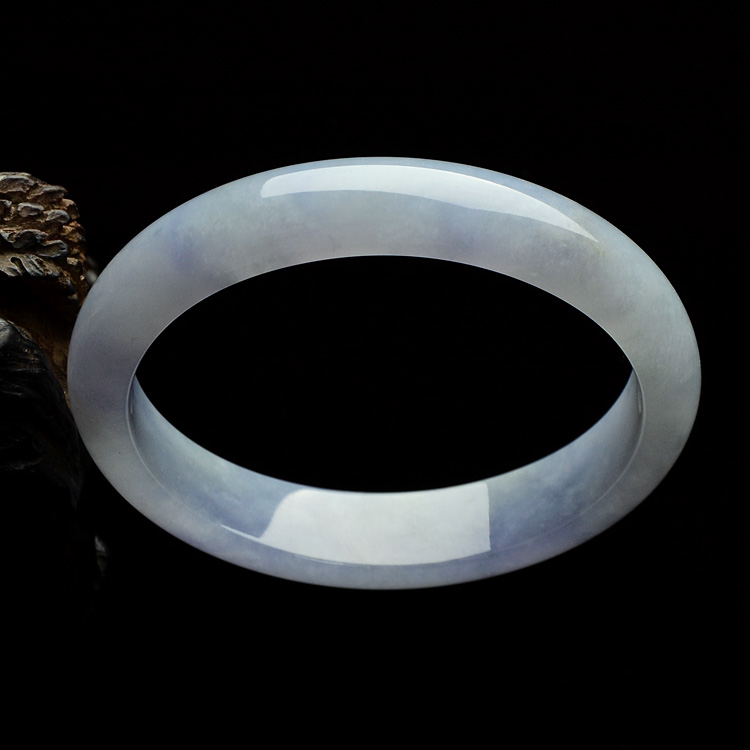 （超值推荐）糯冰种紫罗兰贵妃镯（54.5mm-47.6mm）