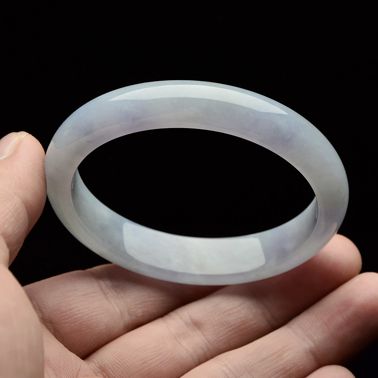 （超值推荐）糯冰种紫罗兰贵妃镯（54.5mm-47.6mm）