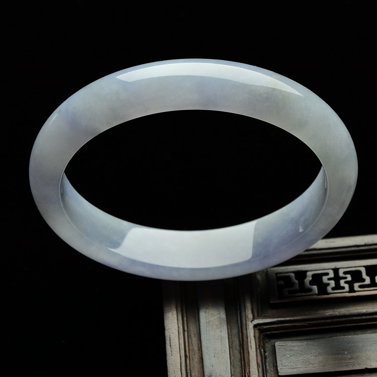 （超值推荐）糯冰种紫罗兰贵妃镯（54.5mm-47.6mm）