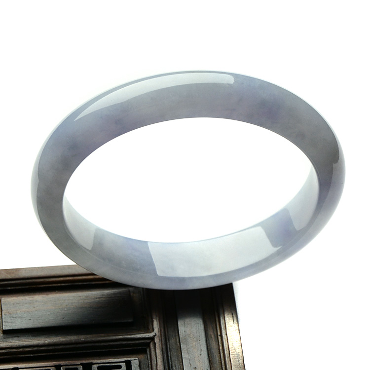 （超值推荐）糯冰种紫罗兰贵妃镯（54.5mm-47.6mm）