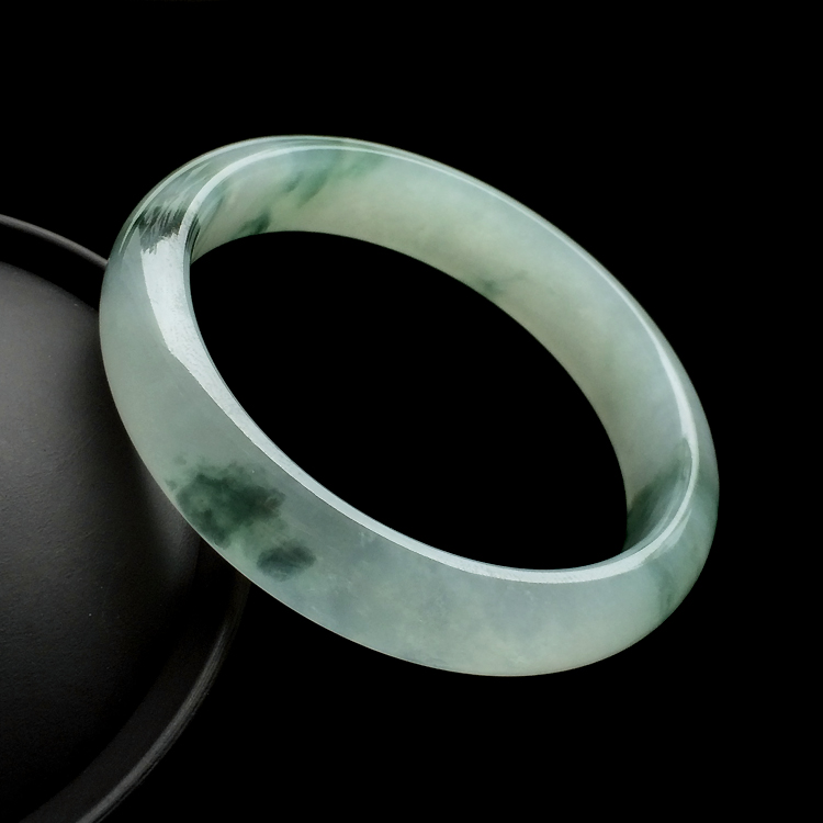 （超值推荐）冰种飘花手镯（56mm）