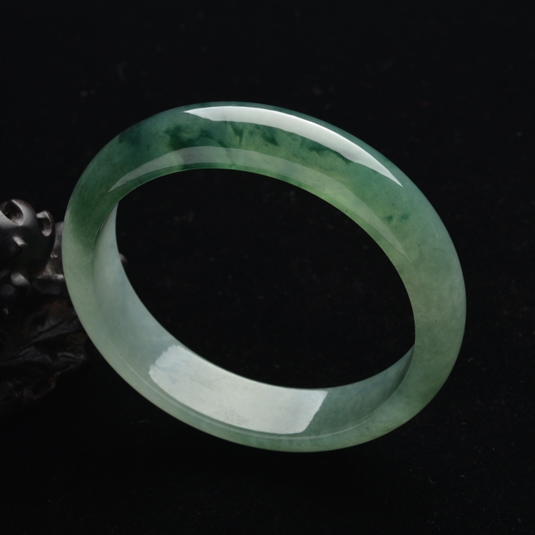 （超值推荐）冰种晴水飘花手镯(59.4mm)
