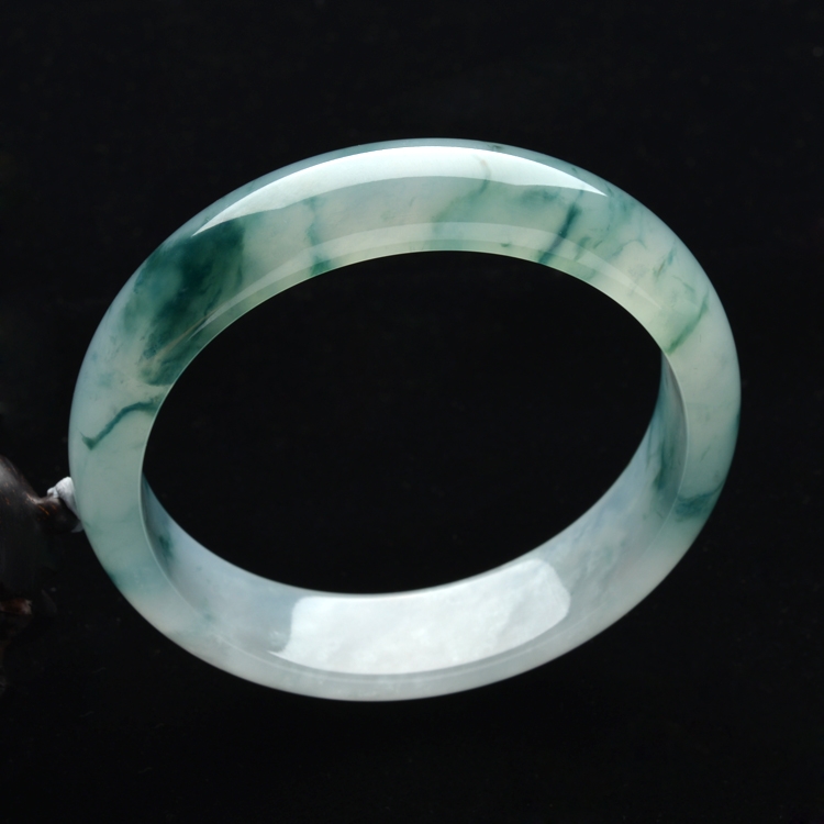 (超值推荐)冰种飘花手镯(58.2mm)