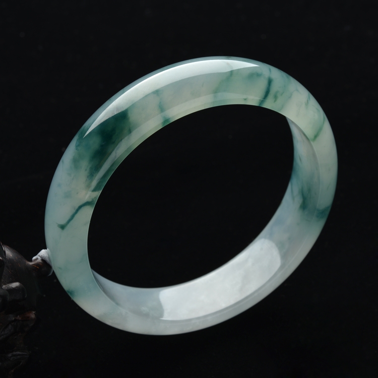 (超值推荐)冰种飘花手镯(58.2mm)