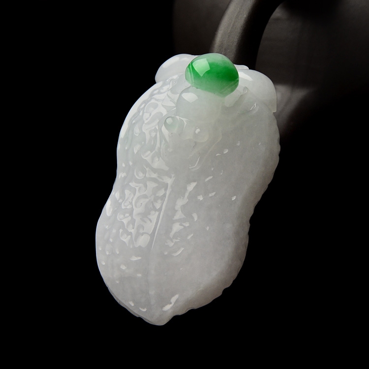 糯冰种飘翠生意兴隆挂件