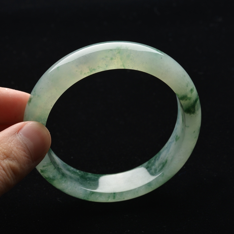 (超值推荐)冰种飘花手镯(59.2mm)