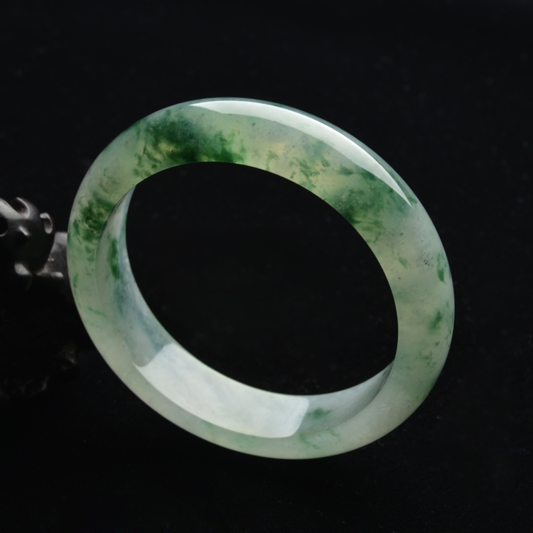 (超值推荐)冰种飘花手镯(59.2mm)