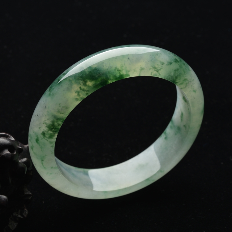 (超值推荐)冰种飘花手镯(59.2mm)