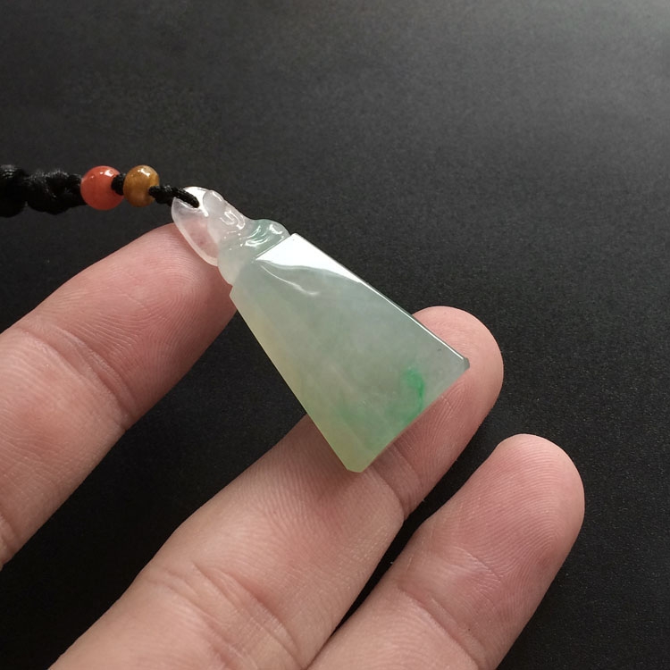 （超值推荐）冰种飘翠静悟挂件/印章