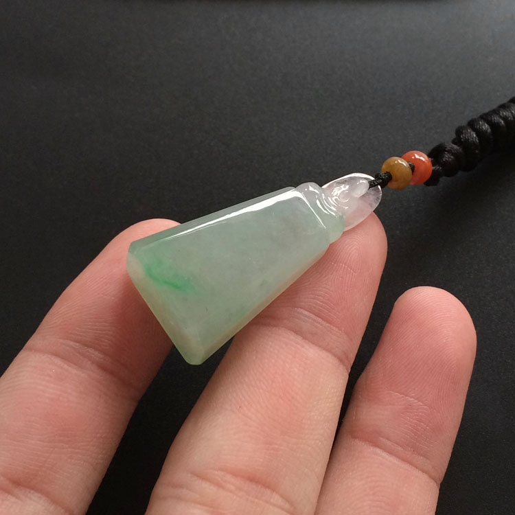 （超值推荐）冰种飘翠静悟挂件/印章