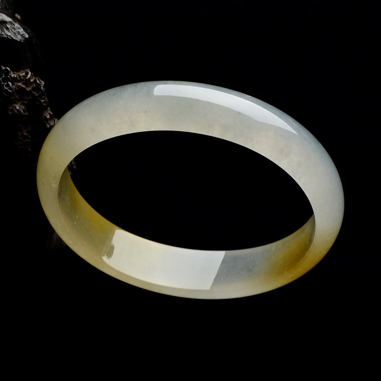 （超值推荐）冰种黄翡贵妃镯（54.8mm-49mm）