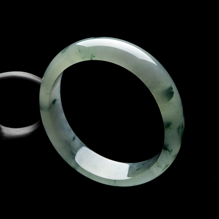（超值推荐）冰种飘花贵妃镯（53.2mm-48mm）