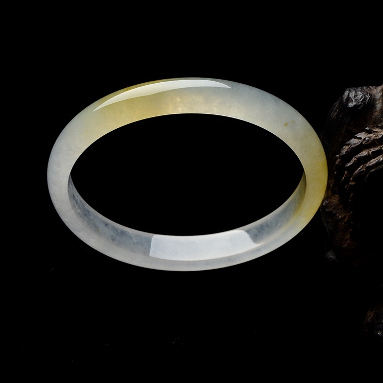 （超值推荐）冰种黄翡贵妃镯（53.8mm-47.9mm）