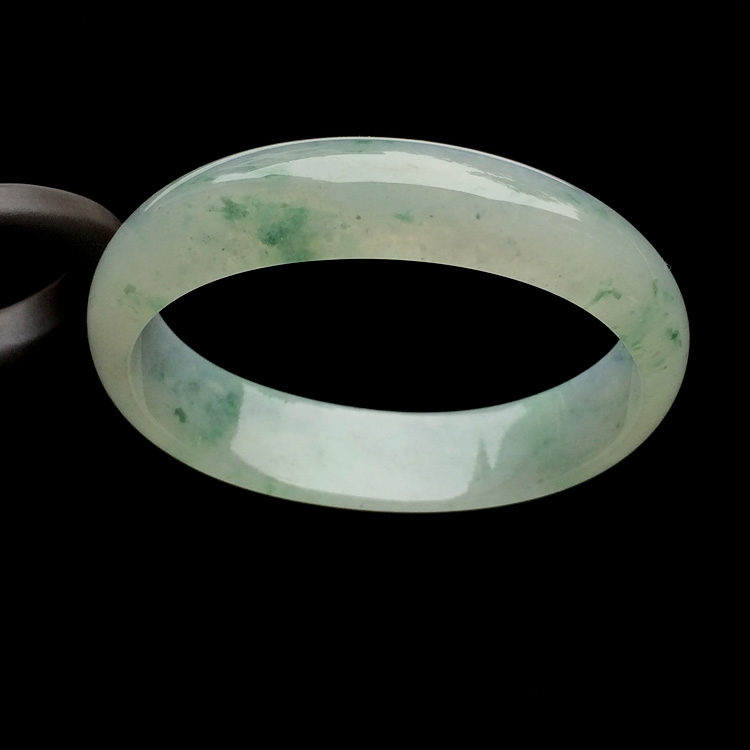 （超值推荐）冰种飘花贵妃镯（57mm-50.3mm）