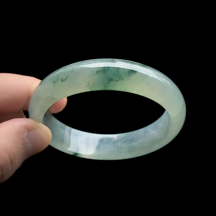 （超值推荐）冰种飘花手镯（59.8mm）