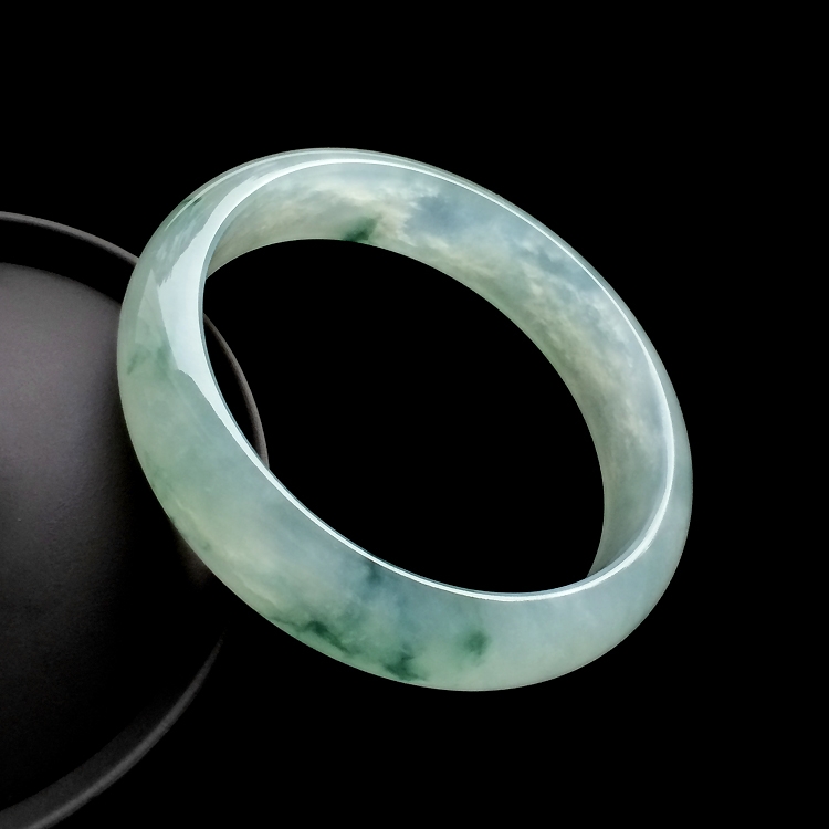 （超值推荐）冰种飘花手镯（59.8mm）