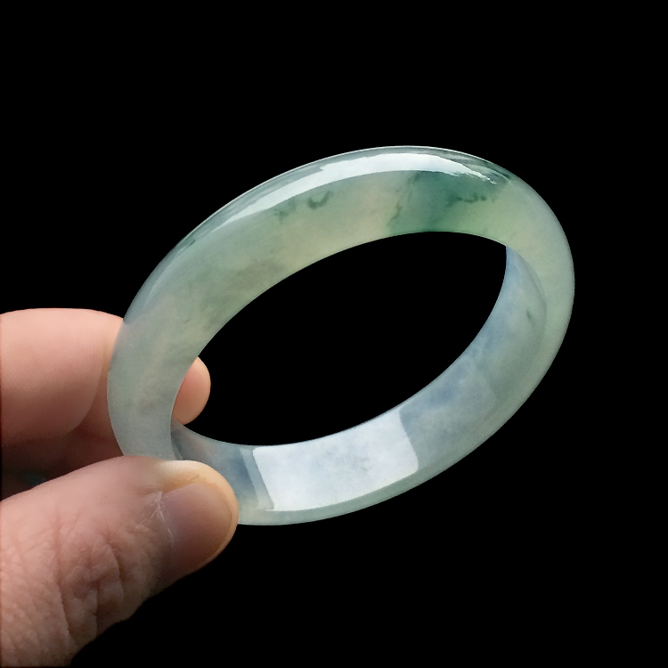 （超值推荐）冰种飘花手镯（59.8mm）