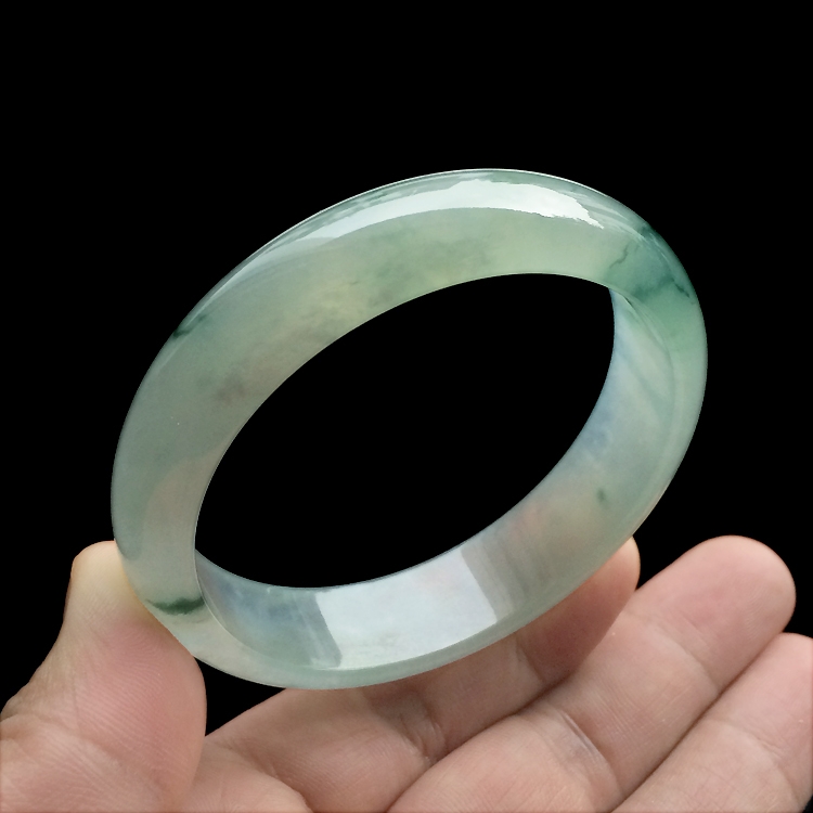 （超值推荐）冰种飘花手镯（59.8mm）