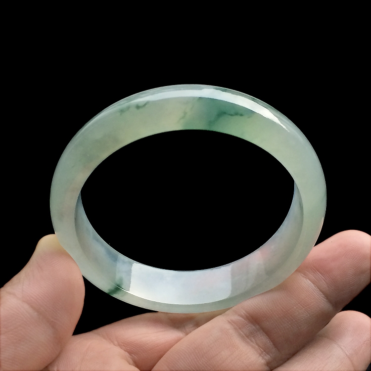 （超值推荐）冰种飘花手镯（59.8mm）