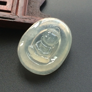 (超值推荐)冰种晴水宝宝佛挂件