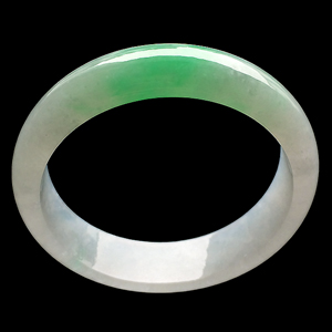 糯冰种飘翠手镯（59mm）
