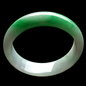 （超值推荐）糯冰种飘阳绿手镯（56mm）