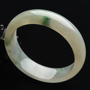 (超值推荐)冰种晴水飘花手镯(56mm)