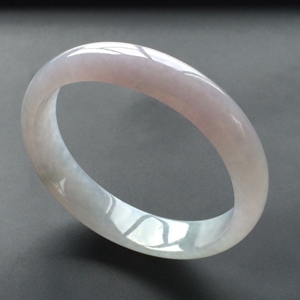 (超值推荐)糯冰种淡紫罗兰贵妃镯(58.6mm-53.5mm)
