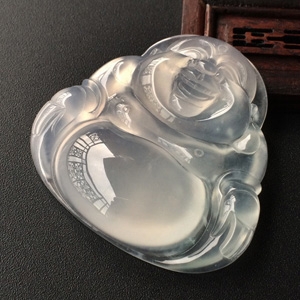 (超值推荐)冰种淡晴水玉佛挂件