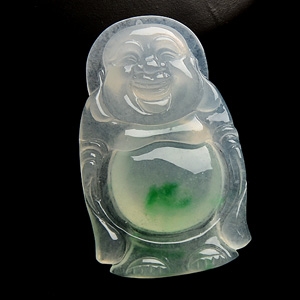 （超值推荐）冰种飘翠站佛挂件