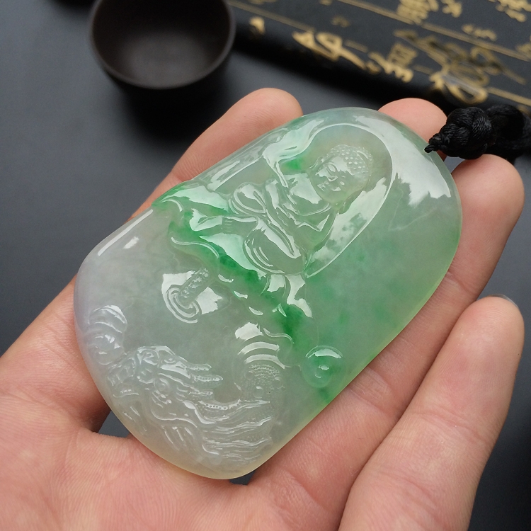 （超值推荐）冰种飘翠宝宝佛挂件