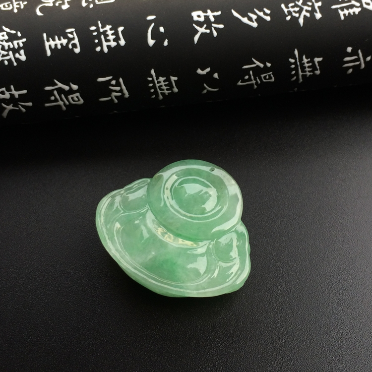 （一口价扫货）糯冰种飘翠玉佛挂件