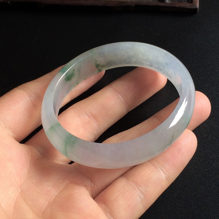 （超值推荐）冰种飘花贵妃镯（55mm-48.6mm）