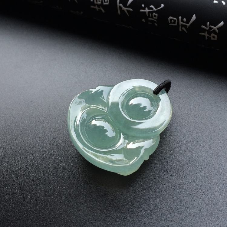 冰种晴水玉佛挂件