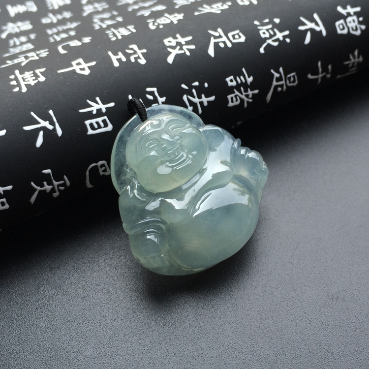 冰种晴水玉佛挂件