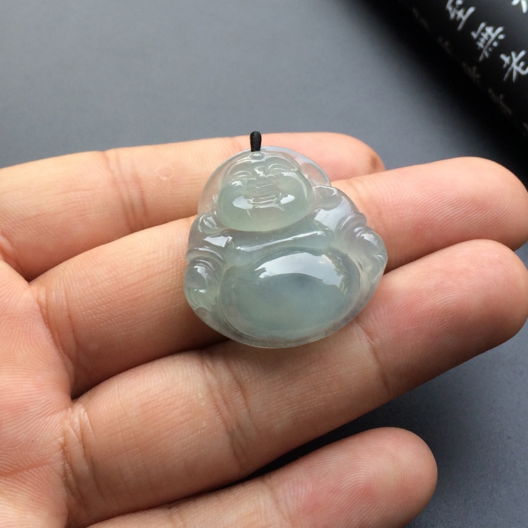 冰种晴水玉佛挂件