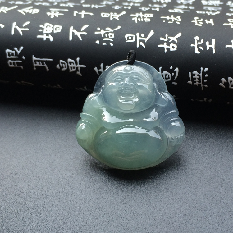 冰种晴水玉佛挂件